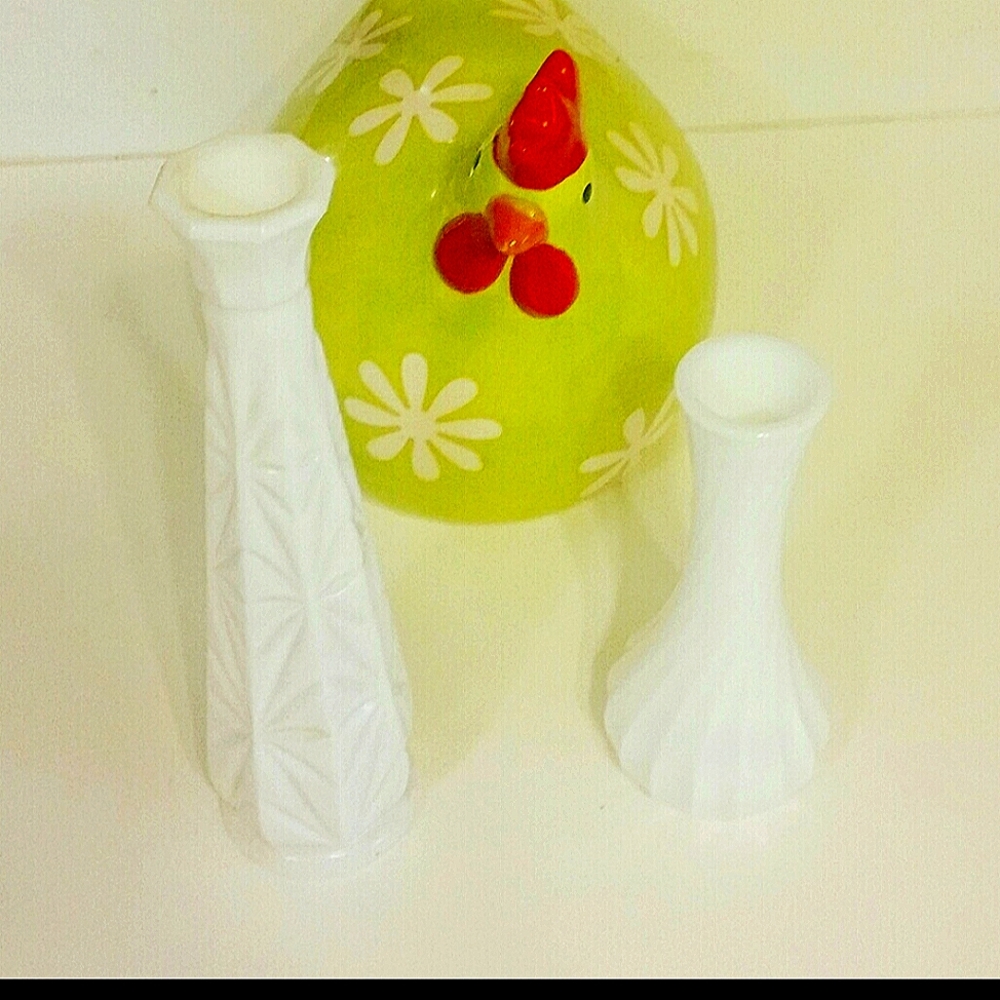 Milk Glass Vases